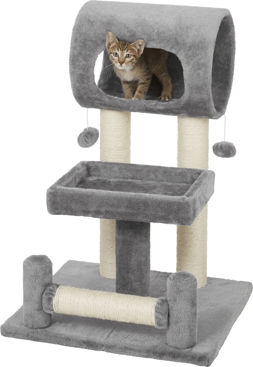 Frisco 28-in Faux Fur Cat Tree