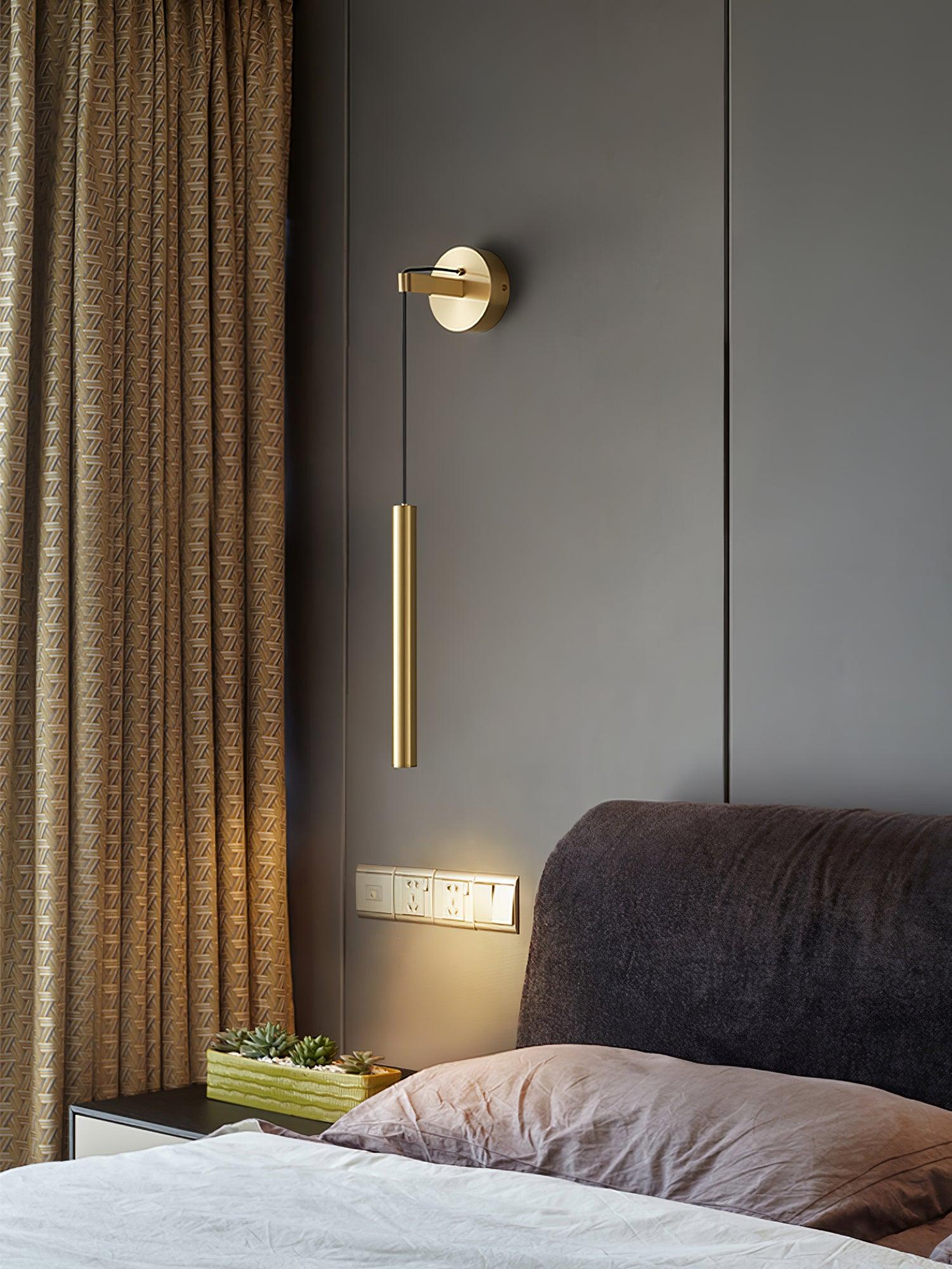 Brass Line Wall Light