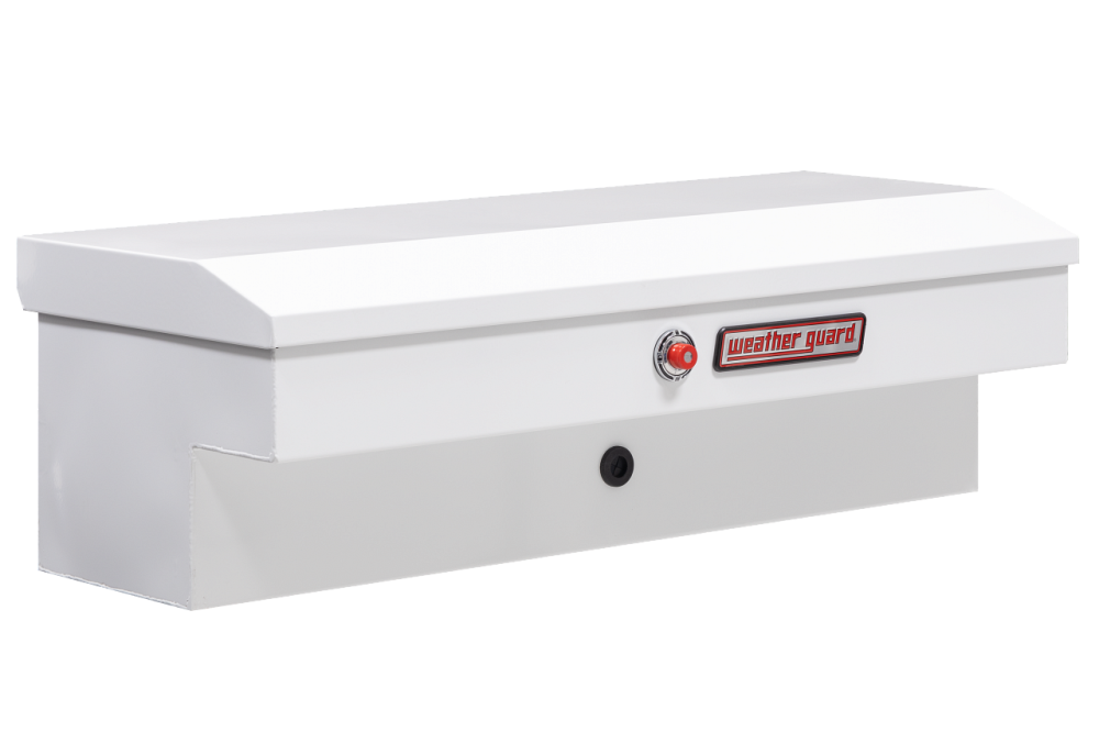 Weather Guard 41 Lo-Side Truck Tool Box Steel White