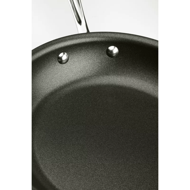 All-Clad 4108 NS Stainless Steel Tri-Ply Bonded Dishwasher Safe PFOA-free Non-Stick Fry Pan / Cookware， 8-Inch， Silver