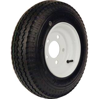 LOADSTAR 530-12 K353 BIAS 1045 lb. Load Capacity White 12 in. Bias Tire and Wheel Assembly 30800