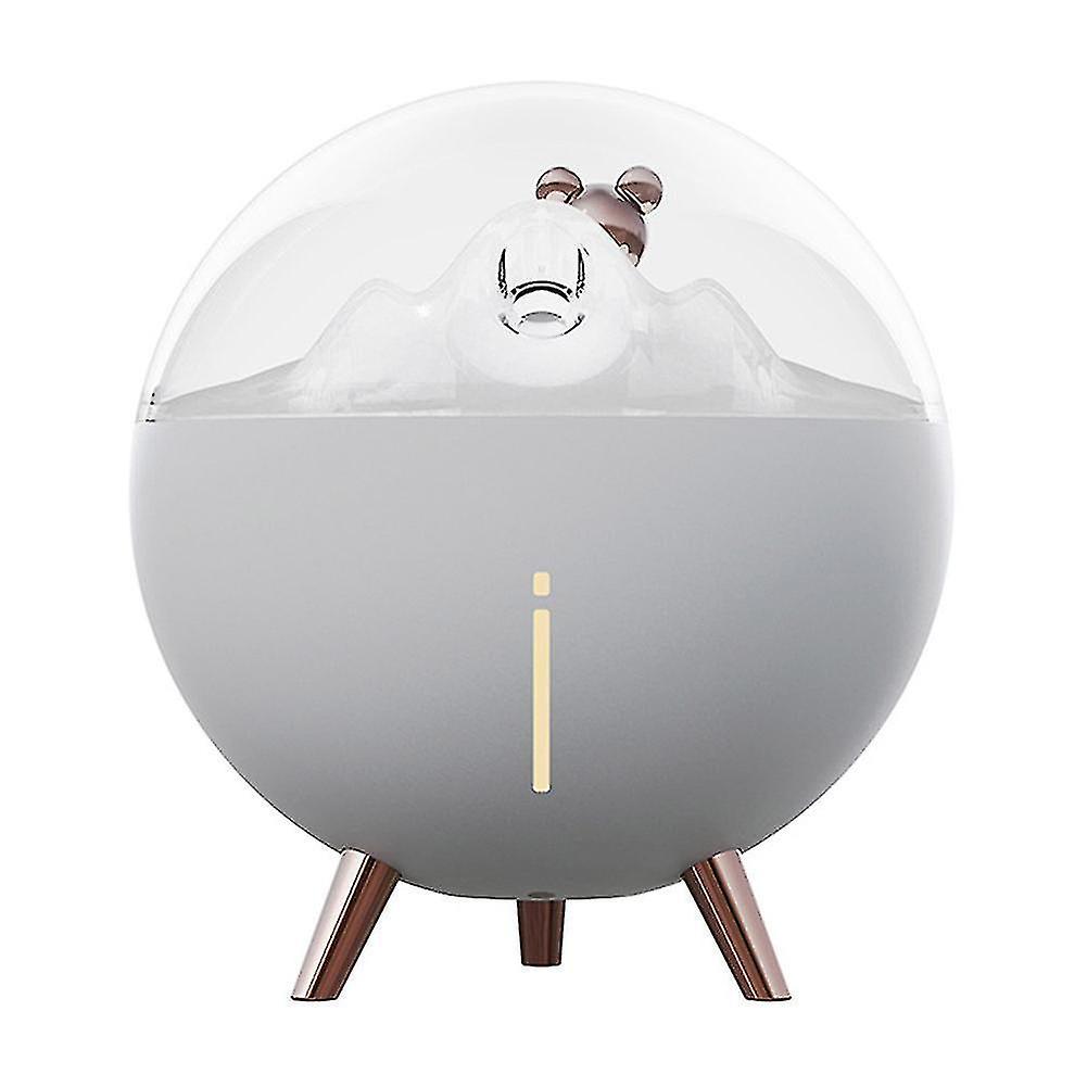 Air Humidifier Usb Quiet Space Bear With Led Light Mini Humidificador Mist Maker Aromatherapy Offic