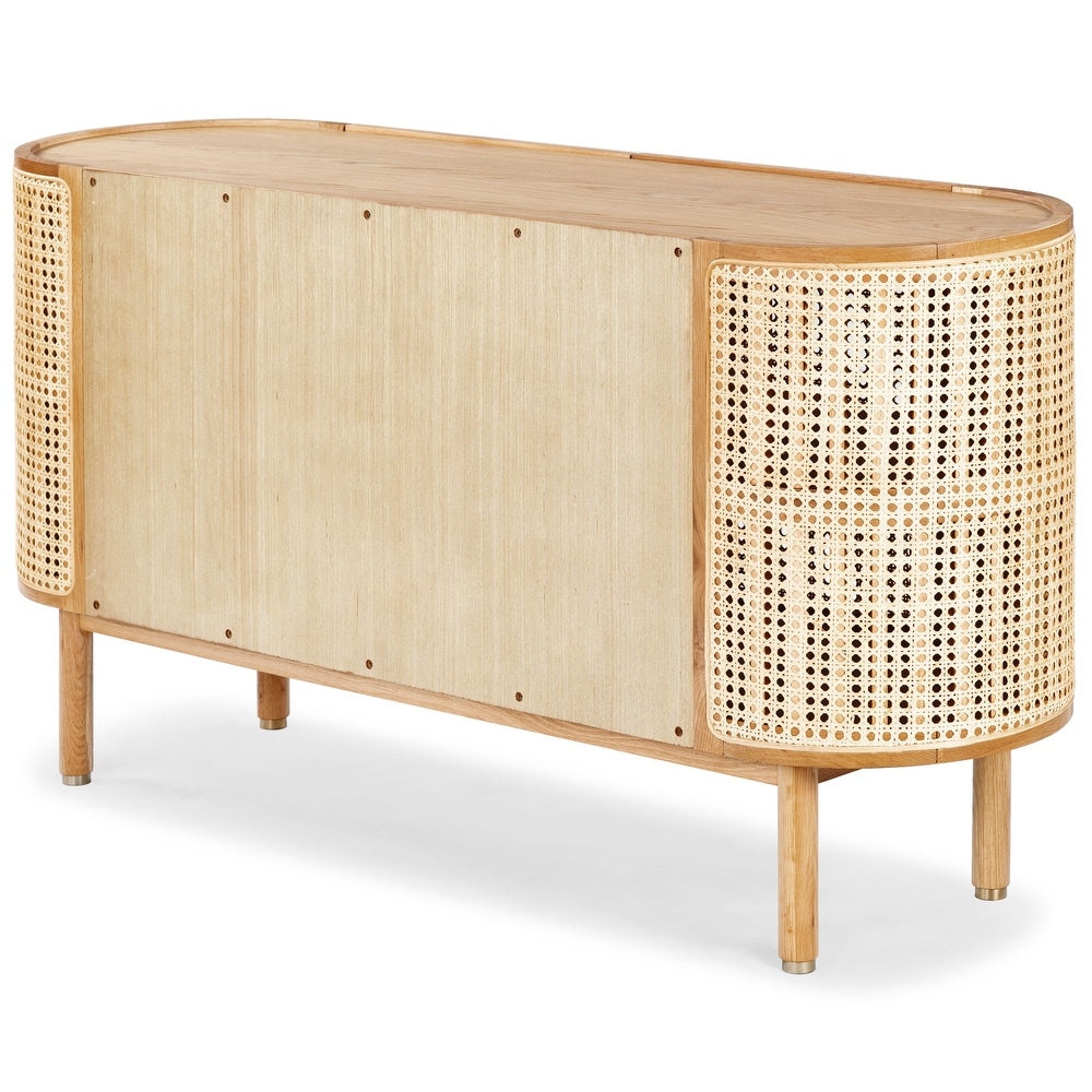 SAFAVIEH Couture Collection Dolly Natural Cane And Wood Sideboard   57\