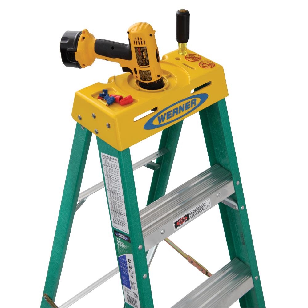 8 Ft. Type II Fiberglass Step Ladder ;