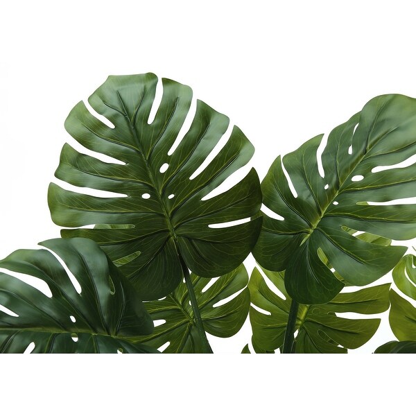 Artificial Plant，45 Tall，Monstera Tree，Indoor，Faux，Fake，Floor，Greenery，Potted，Real Touch，Decorative，Green Leaves