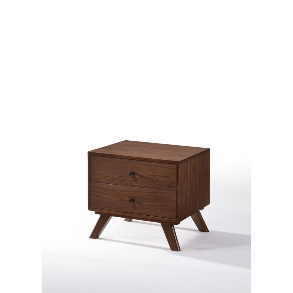 Modrest Addison Mid Century Modern Walnut Nightstand