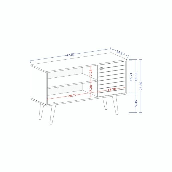 Liberty TV Stand 42.52 in White