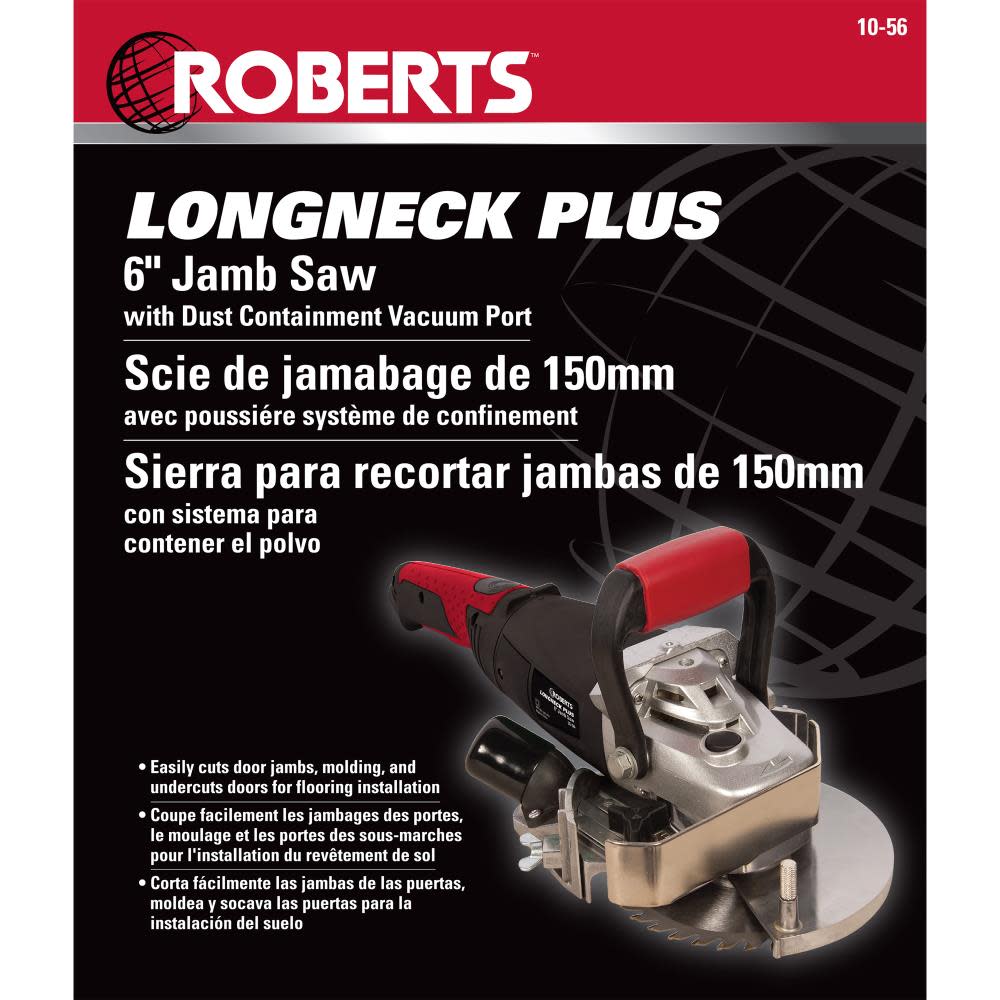 Longneck Plus 120 Volt 6 in. Jamb and Undercut Saw ;