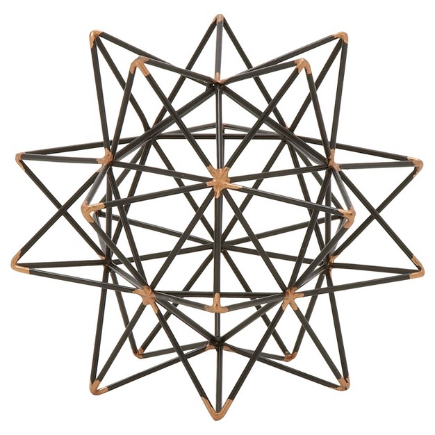 Modern Reflections Iron Geodesic Decorative Star 7 quot Olivia amp May