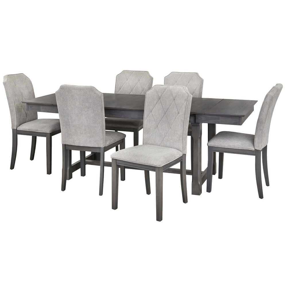 Simple Living Riga 7 Piece Expandable Dining Set