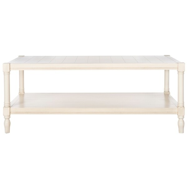 SAFAVIEH Bela White Coffee Table - 47.2