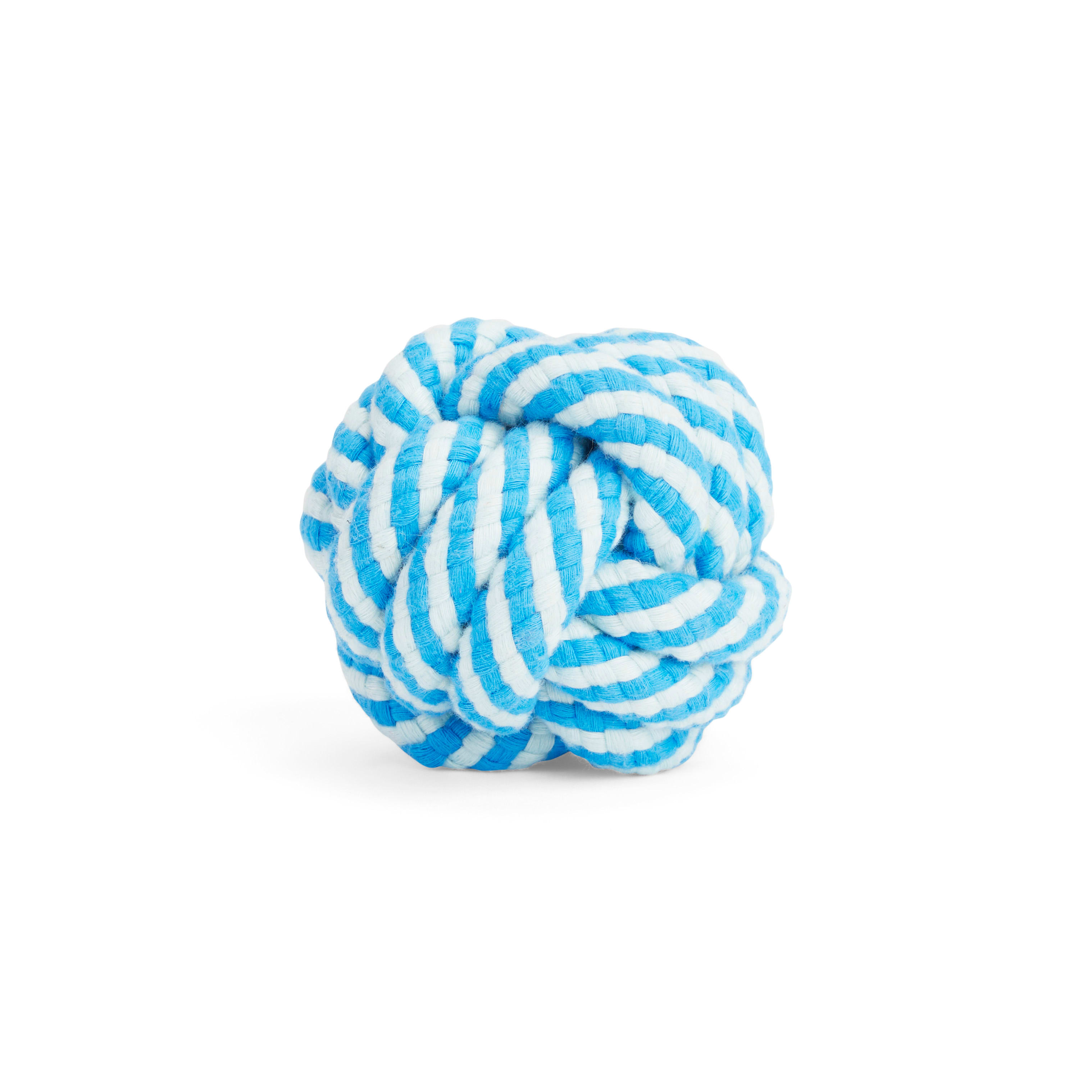 Leaps  Bounds Twisted Rope Ball Dog Toy， X-Small