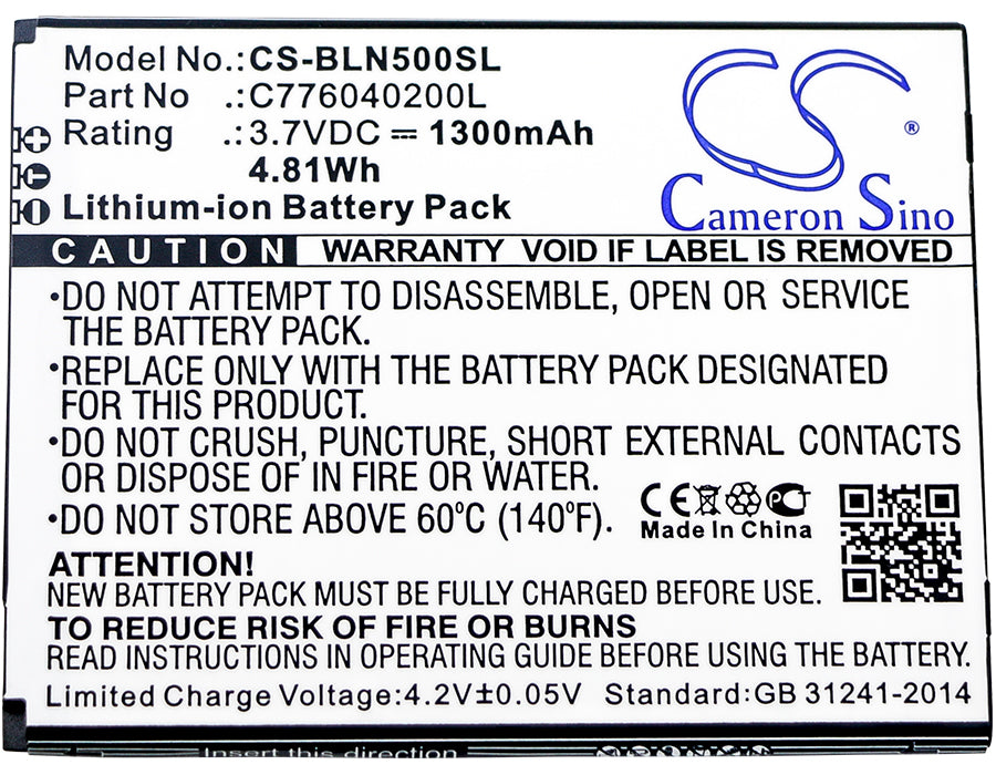 BLU N010 N010L N010U Neo 50 Replacement Battery BatteryClerkcom Mobile Phone