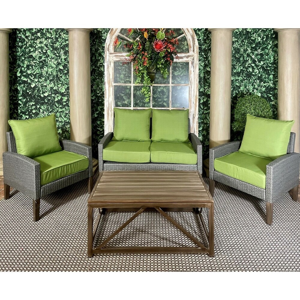 Outdoor Deep Seat Club Cushion Set of Two   24\