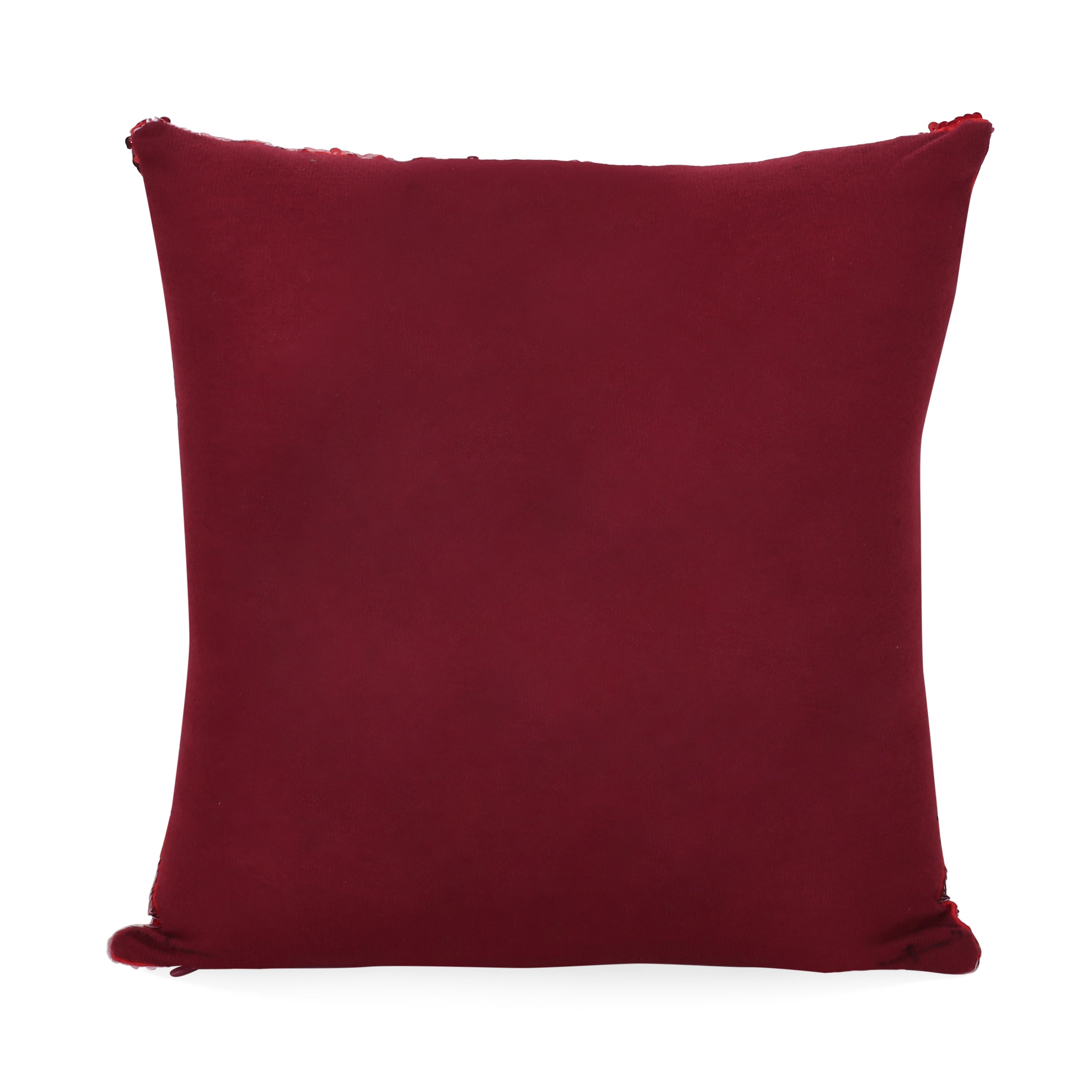 Romious Glam Sequin Christmas Throw Pillow