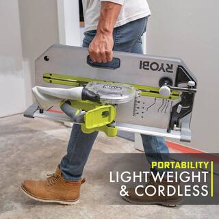 RYOBI ONE+ 18V Cordless 5-12 in. Flooring Saw Kit with Blade 4.0 Ah Battery and Charger PGC21K