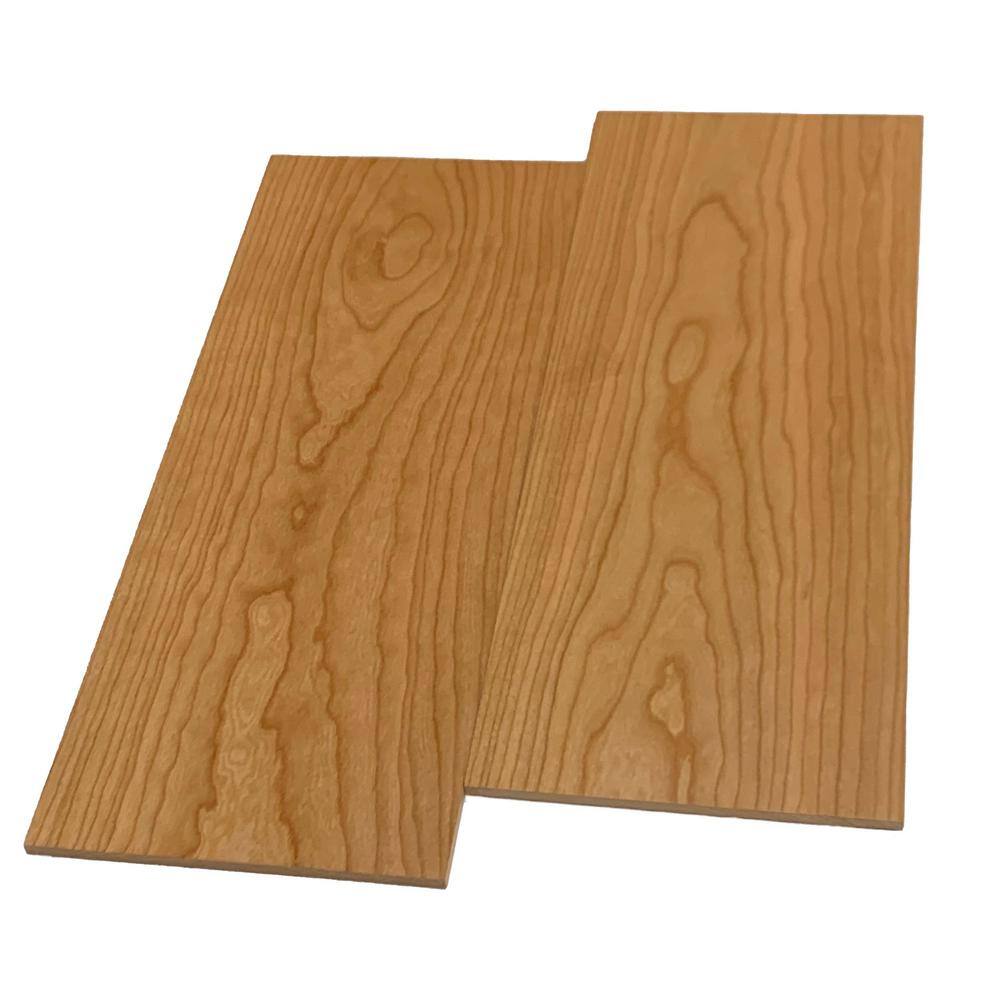 Swaner Hardwood 14 in. x 5.5 in. x 8 ft. UV Prefinished Cherry S4S Hardwood Boards (2-Pack) OL14X55X96UVC