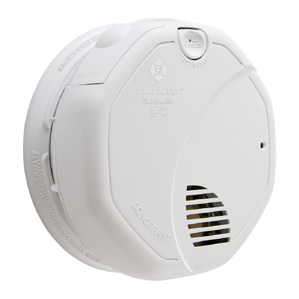 Hardwire Dual Photoelectric and Ionization Sensor Smoke Alarm with Battery Backup ;