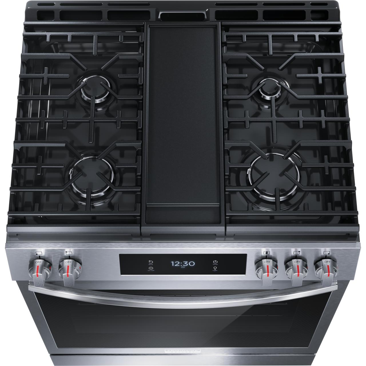 Frigidaire Gallery 30-inch Gas Range with Convection Technology GCFG3060BF