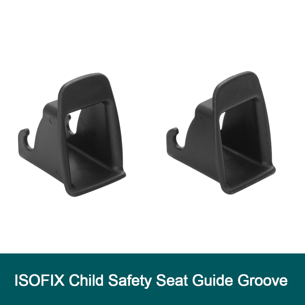 2 Pcs Car Child Seat ISOFIX Interface Buckle Fixed Guide Seat Belt Bracket Connector