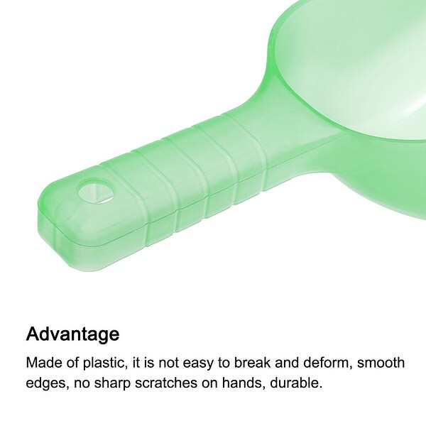 2Pcs Ice Scoop Plastic 5.9x3.3x2.4