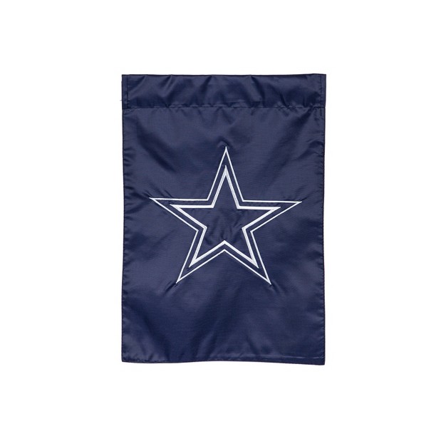 Evergreen Dallas Cowboys Garden Applique Flag 12 5 X 18 Inches Outdoor Sports Decor For Homes And Gardens