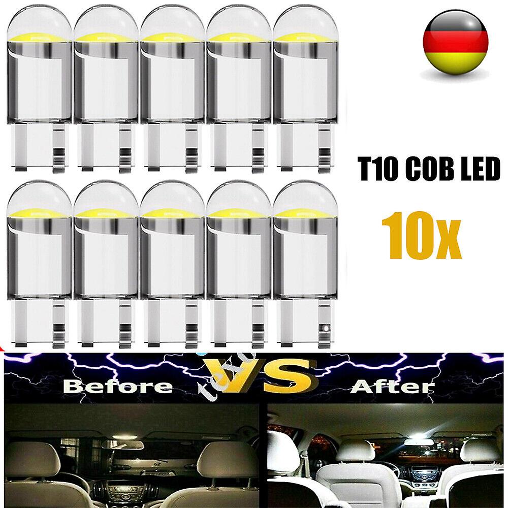 10x Glassockel T10 W 5w Led Smd Standlicht Innenraum Beleuchtung Glhbirne De