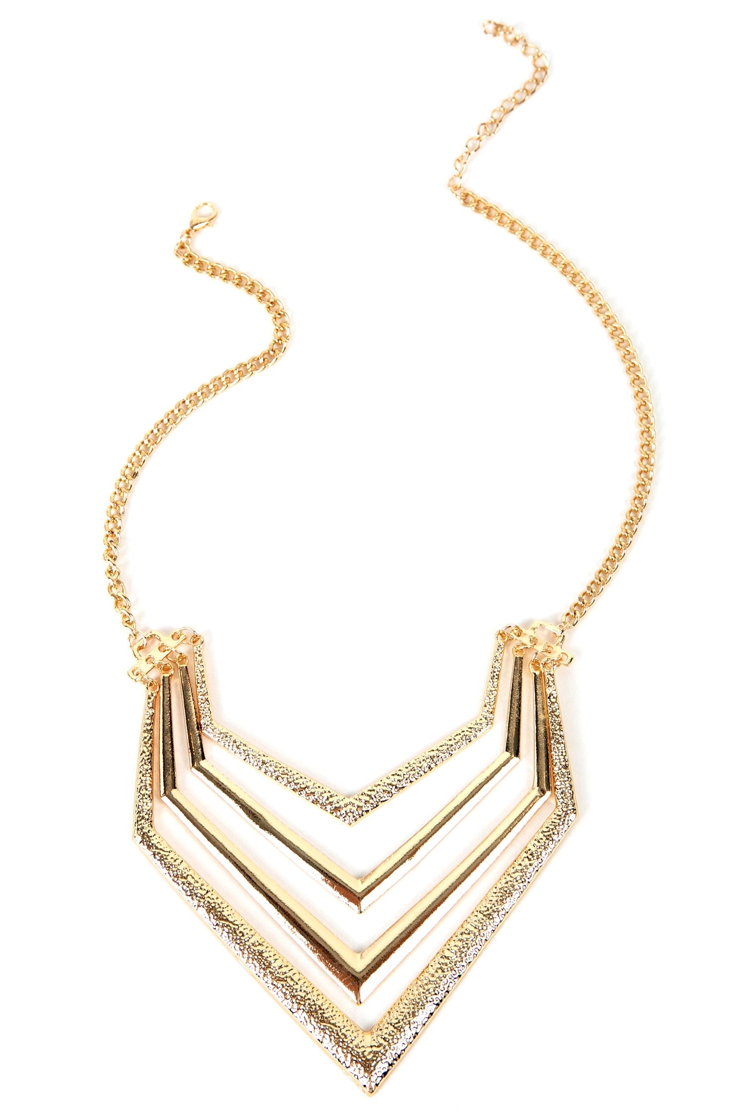 Chevron Chic Statement Necklace