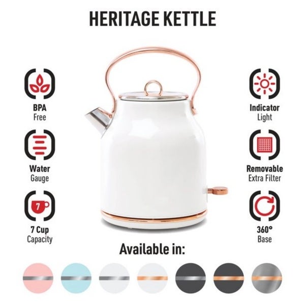 1.7 Liter Stainless Steel Electric Tea Kettle