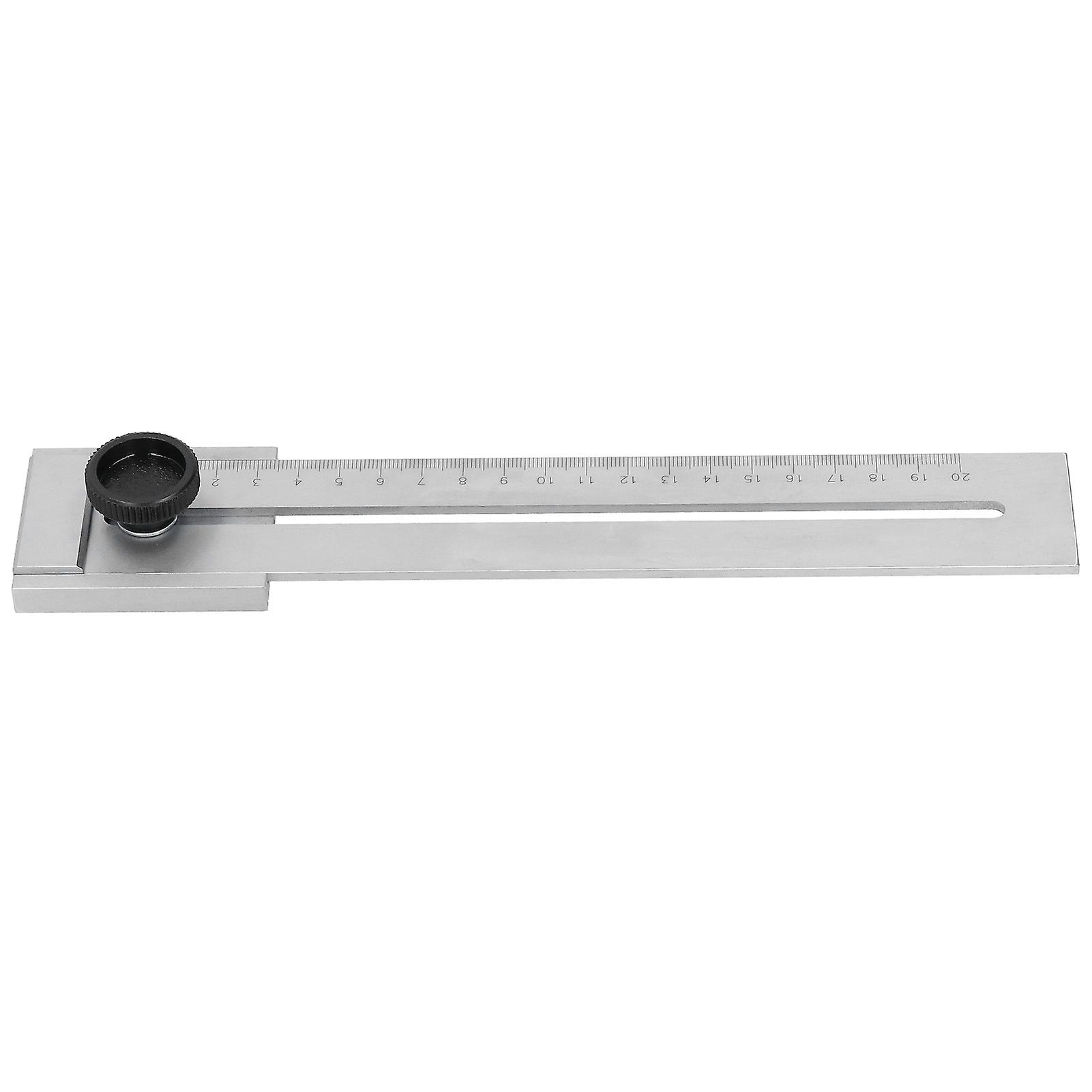 Sliding Line Ruler Accuracy Scribing Woodworking Parallel Carbon Steel Measuring Tool200mm