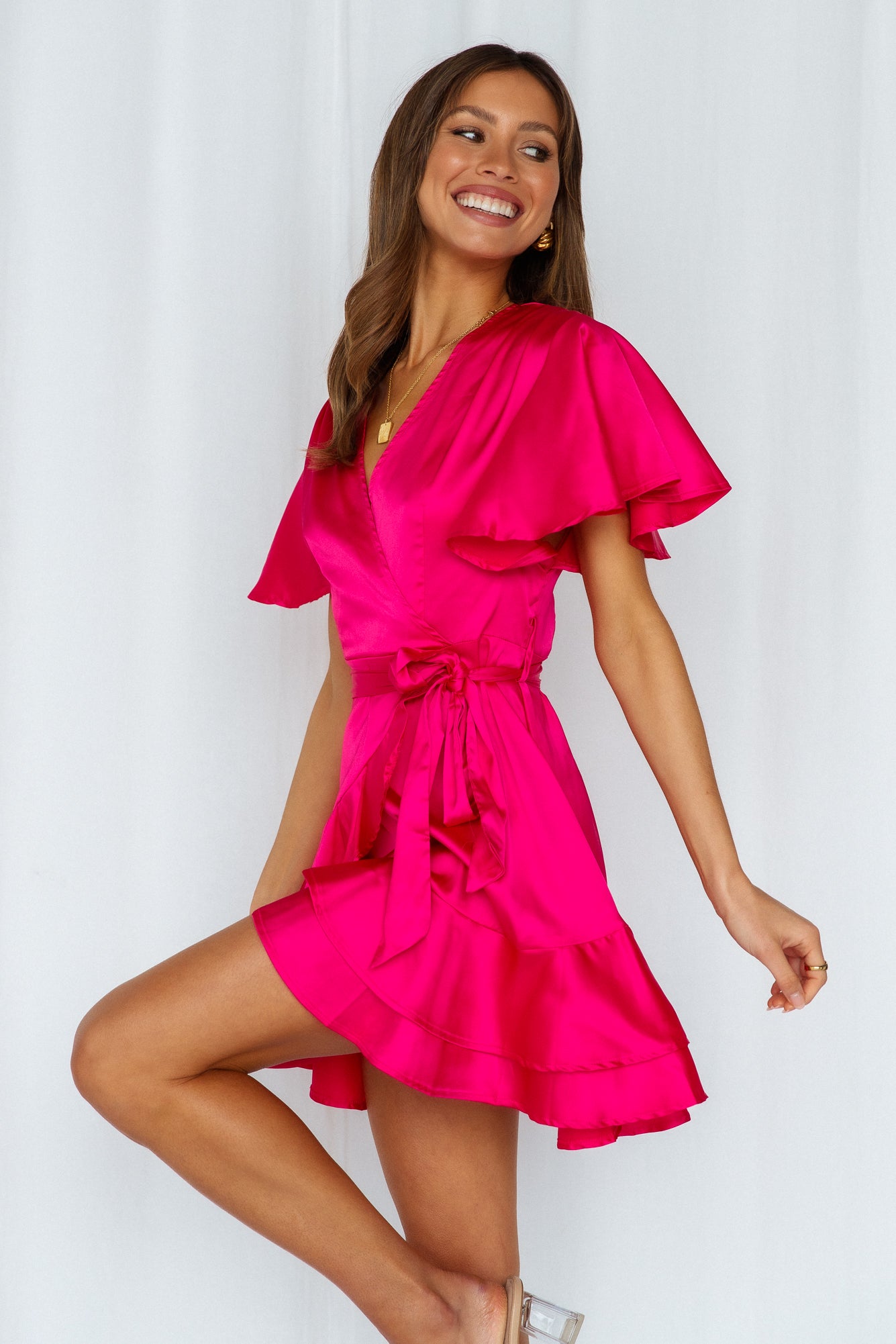 Sweet Mimosa Dress Pink