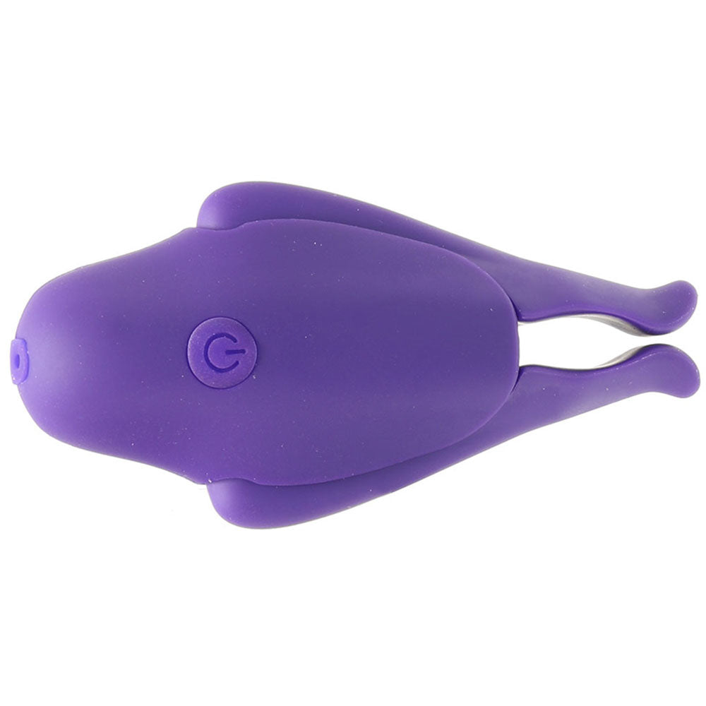 Nipplettes Rechargeable Vibrating Clamps in Purple