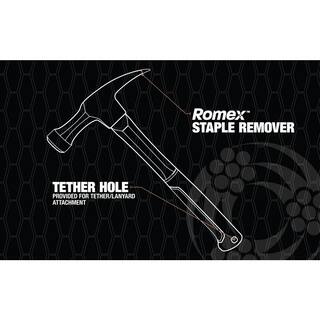 Southwire 18 oz. Heavy-duty Romex Electrician's Straight-Claw Hammer 65116740