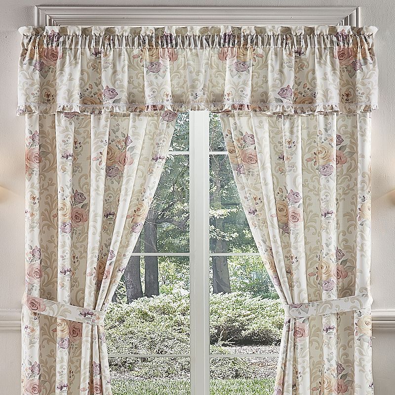 Royal Court Chardonnay Window Straight Valance