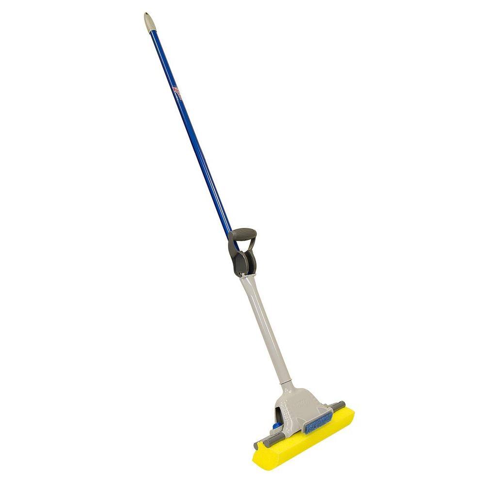 Quickie Jumbo Mop and Scrub Roller Sponge Mop with Microban 55MB8