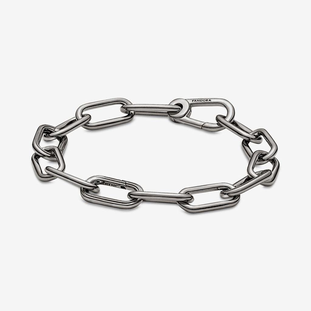 PANDORA  Pandora ME Link Chain Bracelet with 3 Connectors in Ruthenium