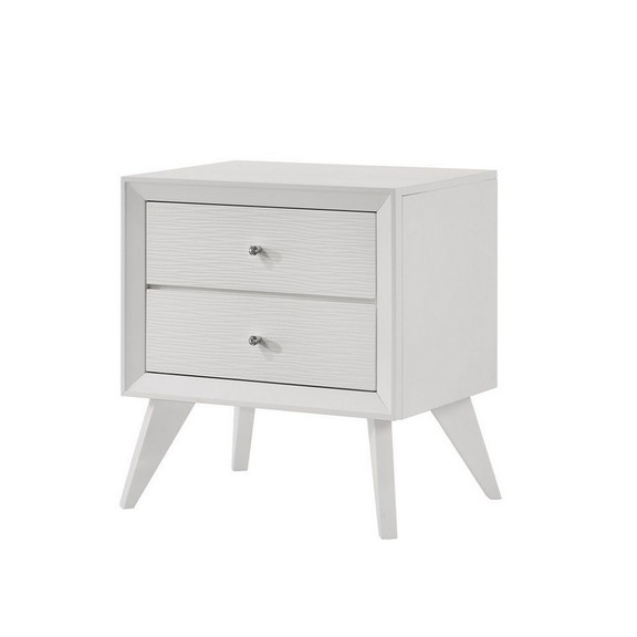 Acme BD01559 Cerys Nightstand  White Finish