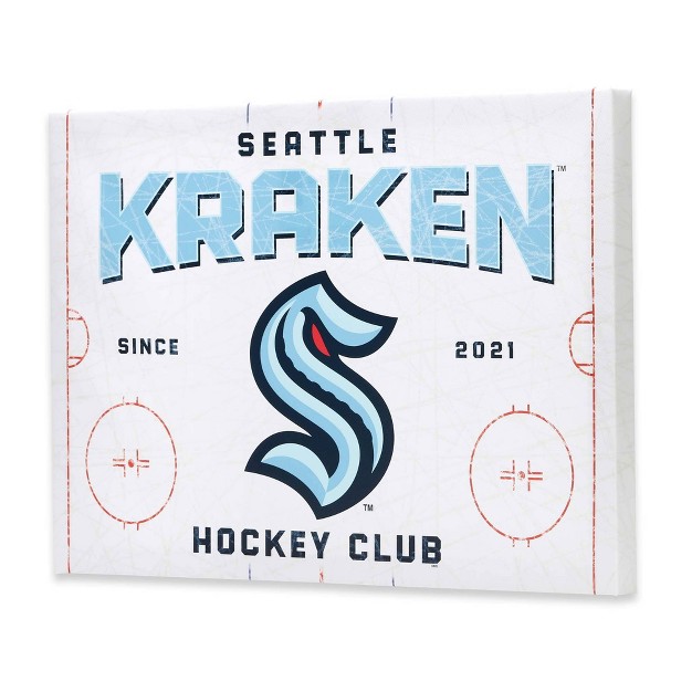 Nhl Seattle Kraken Rink Canvas