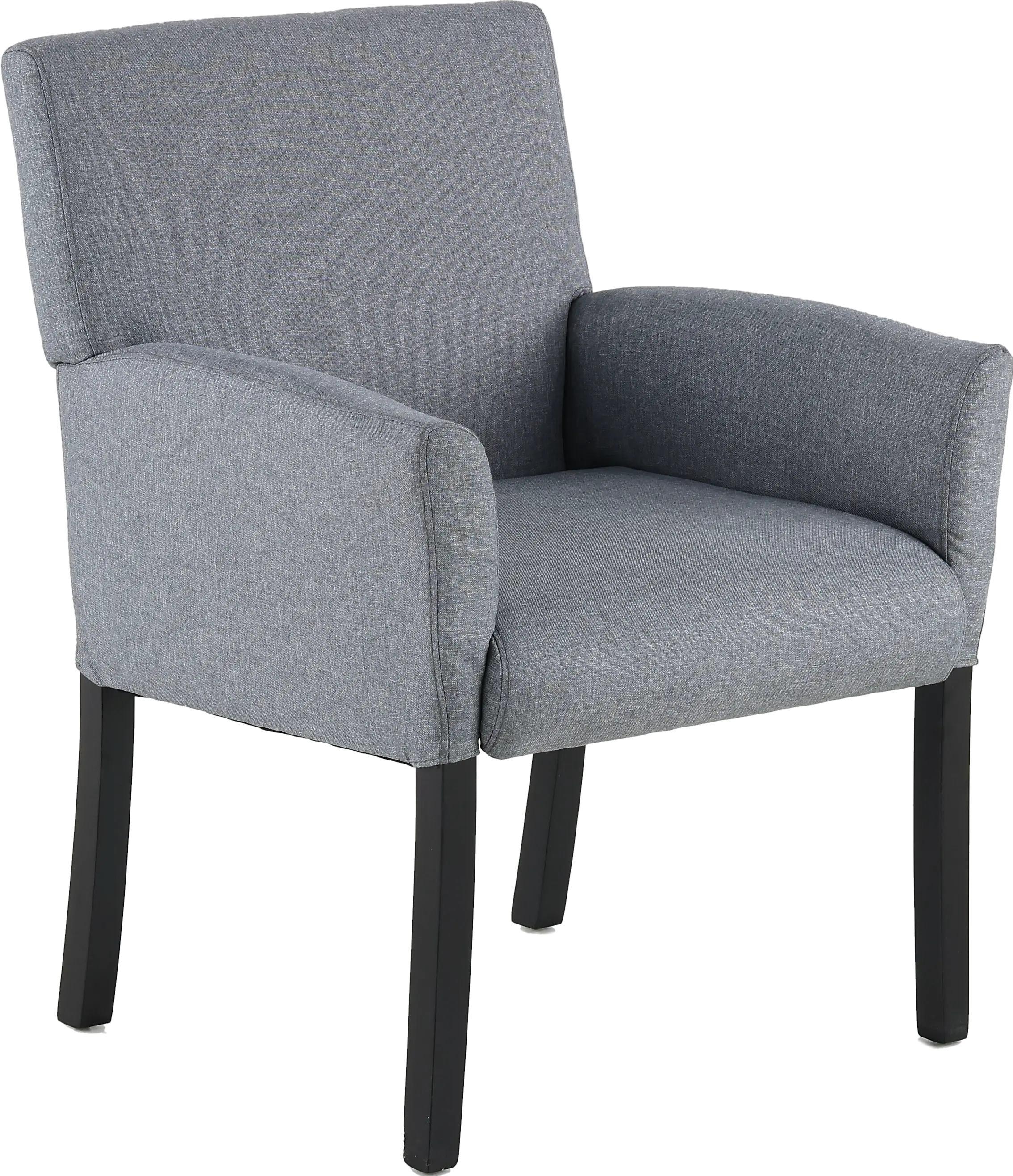 Contemporary Gray Guest Chair