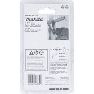 Makita 1-14 in. Starlock Metal Plunge Blade (BiM) B-67103