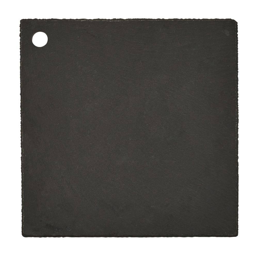 Split P Slate 14 in. Gray Stone Platter 4010-098