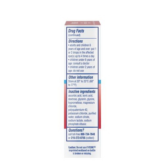 Visine Red Eye Comfort Hydrating  0.5 Fluid Ounces...