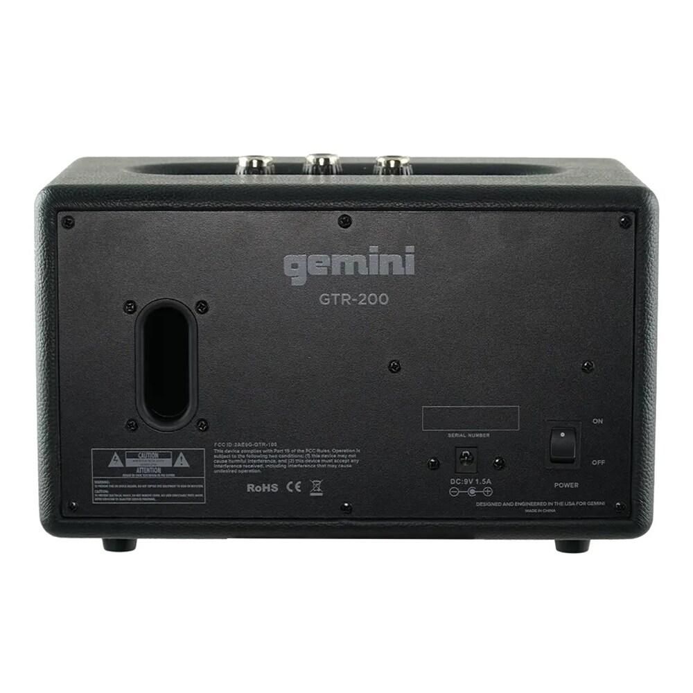 Gemini rechargeable powered portable 45 watt Bluetooth stereo speaker