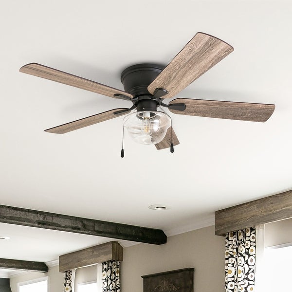 The Gray Barn East Cowes 52-inch Coastal Indoor LED Ceiling Fan with Pull Chains 5 Reversible Blades - 52 Shopping - The Best Deals on Ceiling Fans | 35677161