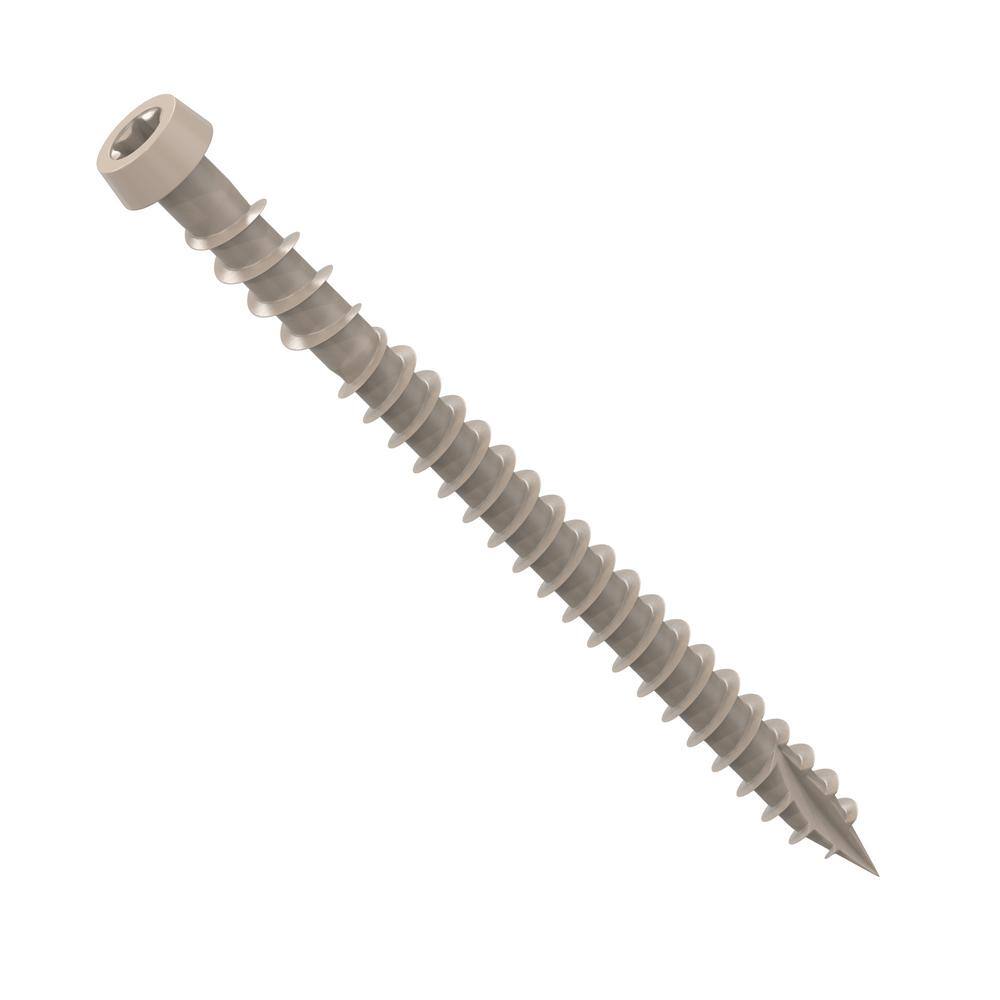 CAMO #10 2-12 in. Sand Star Drive Trim-Head Composite Deck Screw (350-Count) 0349754