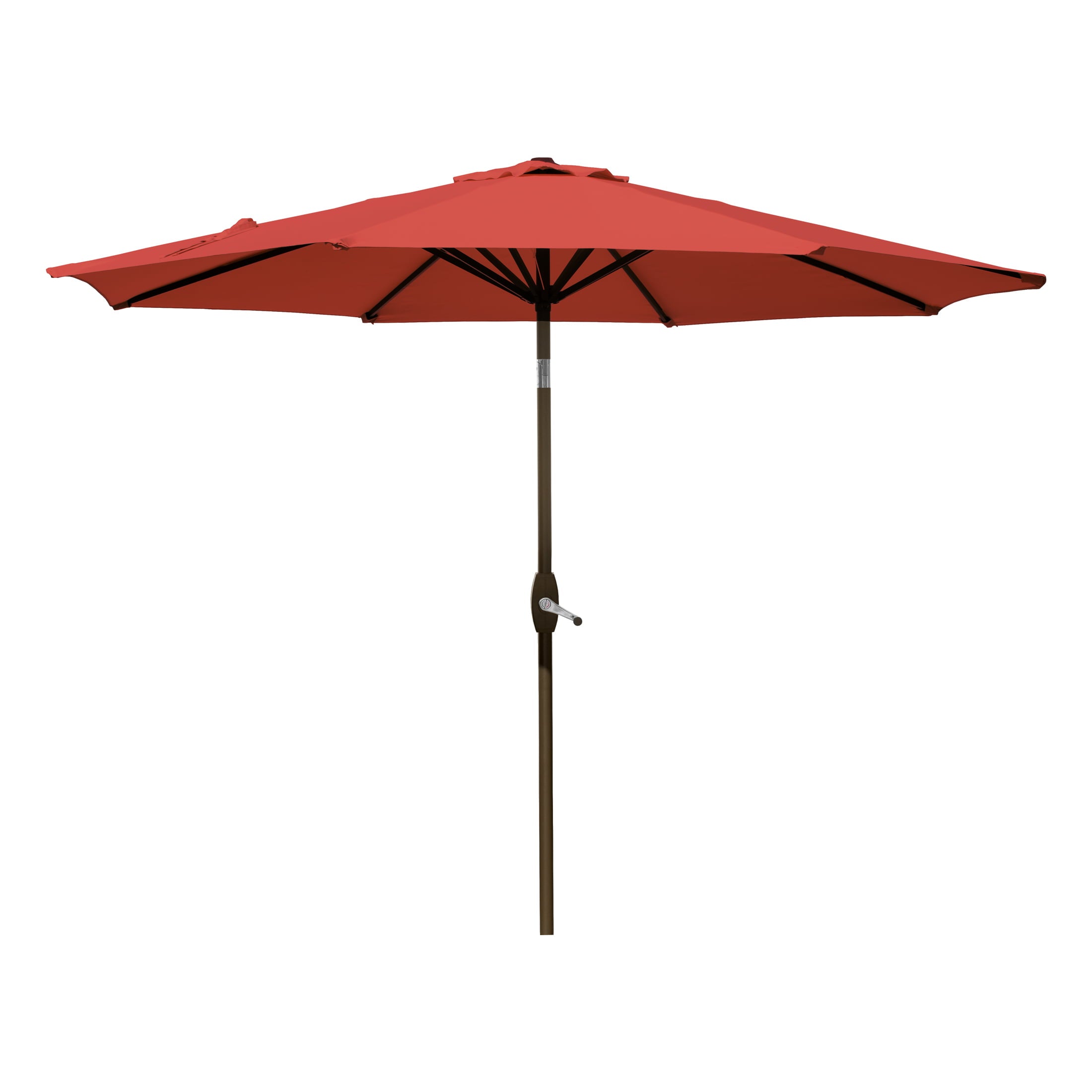 Westin Outdoor 9 Ft Patio Umbrellas with Bronze Plastic Base Included, Red