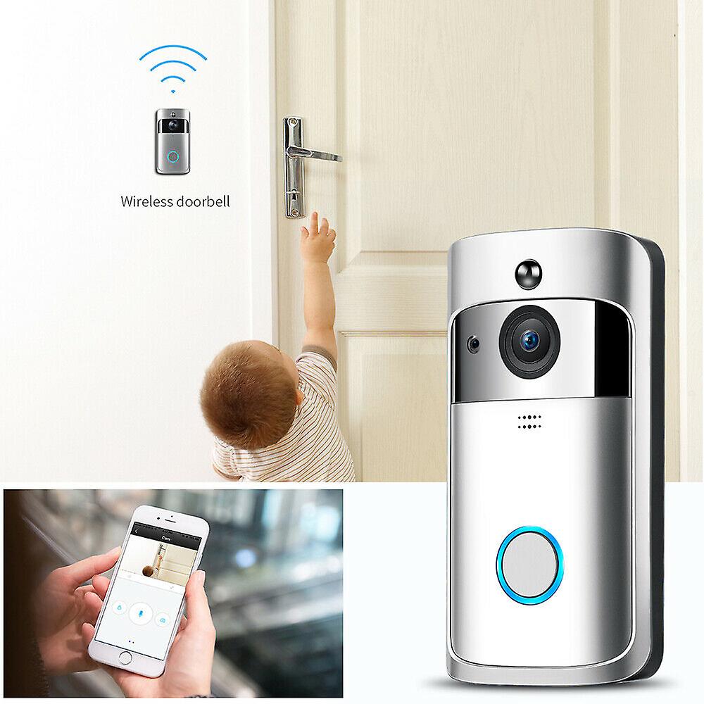 Smart Wireless Wifi Ring Doorbell Security Intercom Camera Doorbell