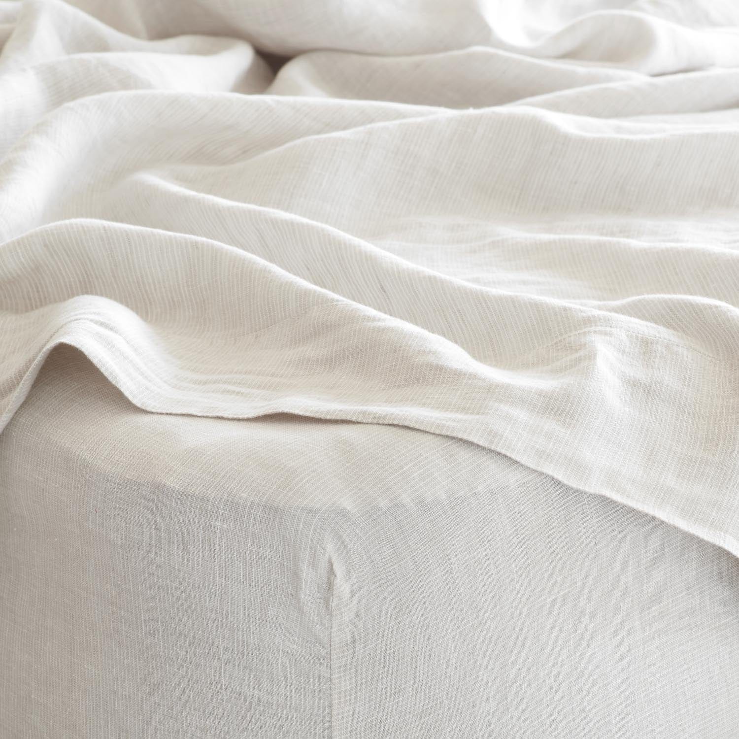 Stonewashed Linen Sheet Set