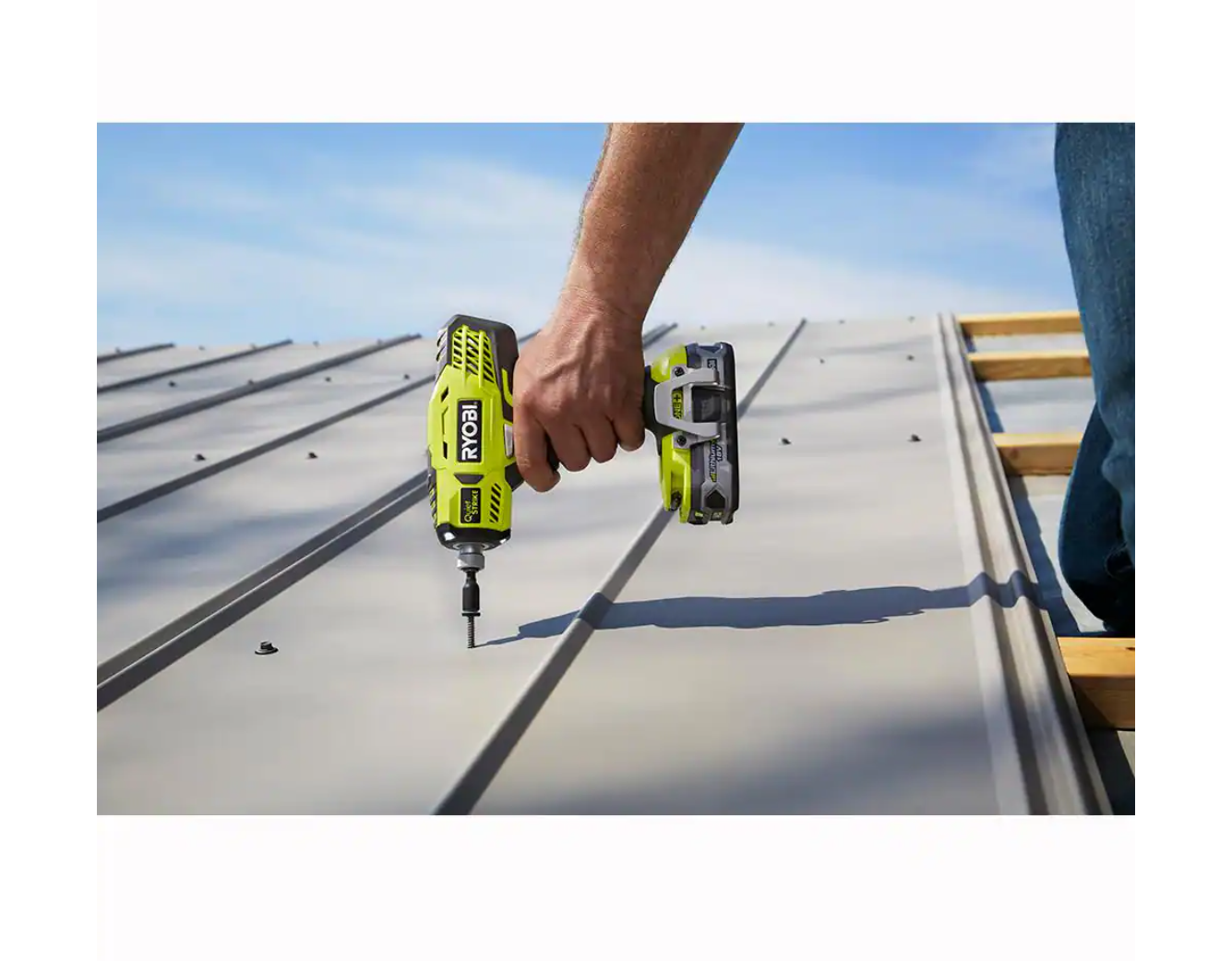 RYOBI P290 ONE+ 18V Cordless 1/4 in. Hex QuietSTRIKE Pulse Driver (Tool-Only) with Belt Clip