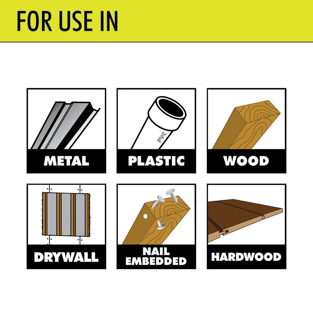 RYOBI 4-Piece Wood and Metal Oscillating Multi-Tool Blade Set A24402